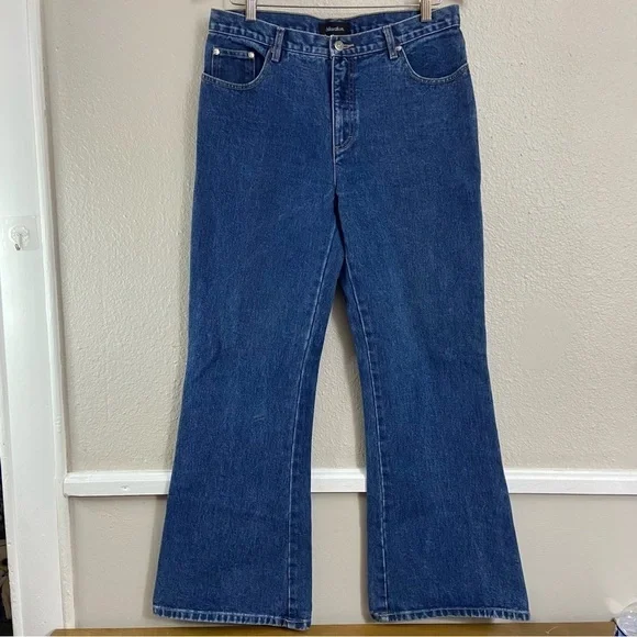 90s Vtg Xhilaration High Rise Waist Bootcut Flare Jeans Size 11 100% Cotton - Picture 7 of 7